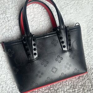 Black and Red Designer Tote Bag